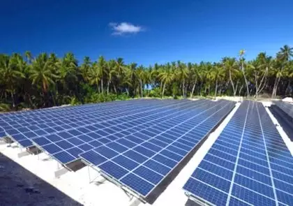 Áramellátás napelemmel = Tokelau